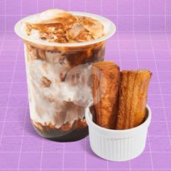 Bread Pudding Sticks   Es Kopi Susu Gula Aren